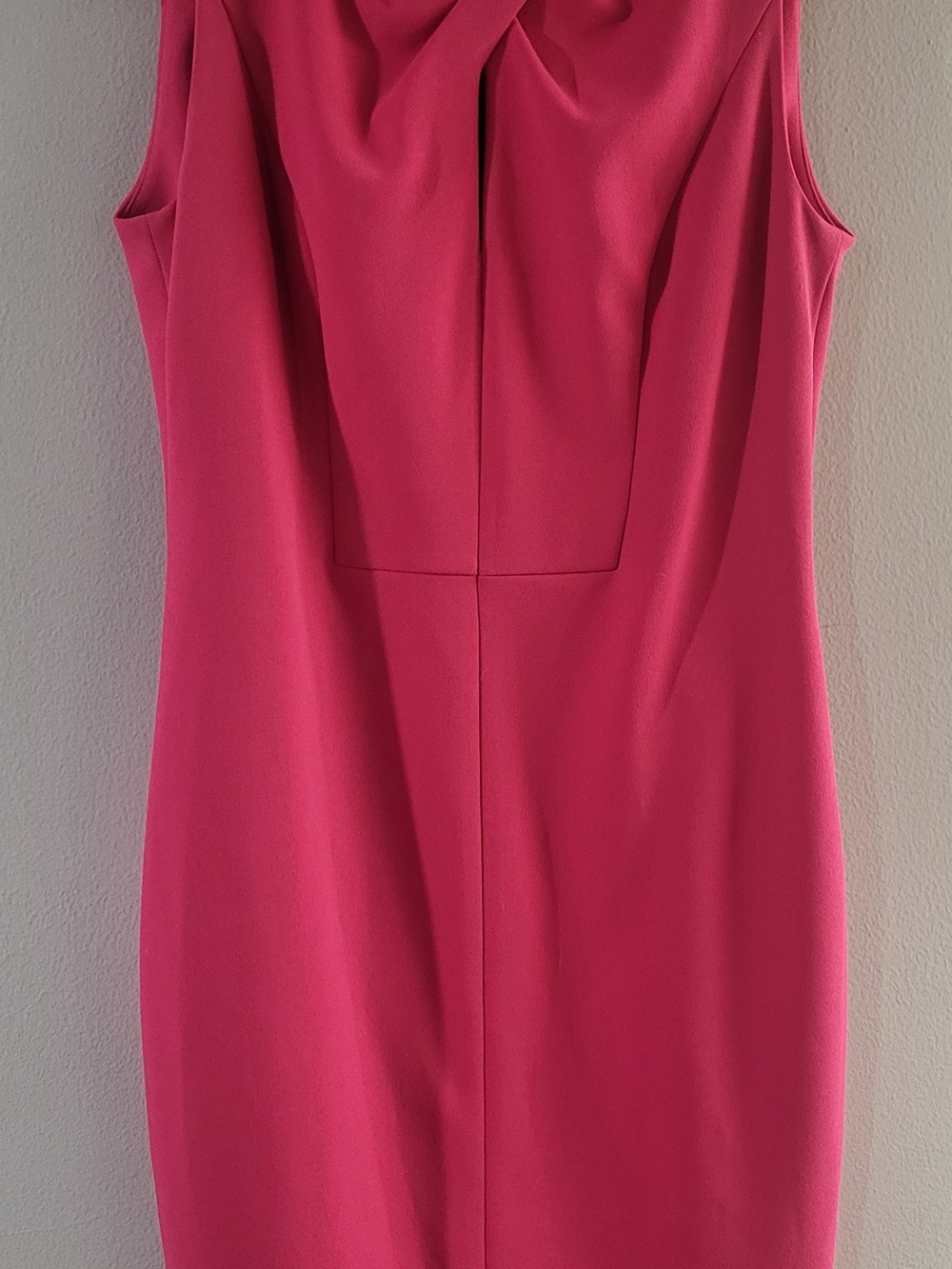 Calvin Klein Hot Pink Sleeveless Sheath Dress